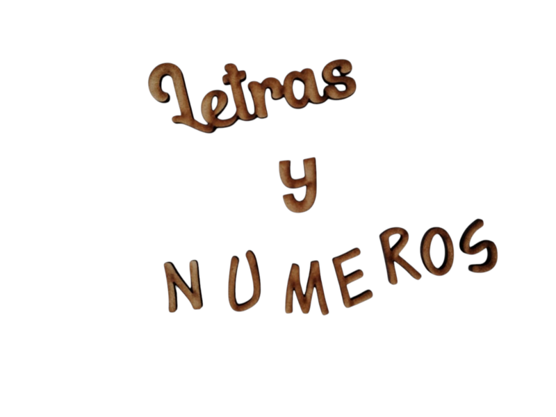 Letras y numeros