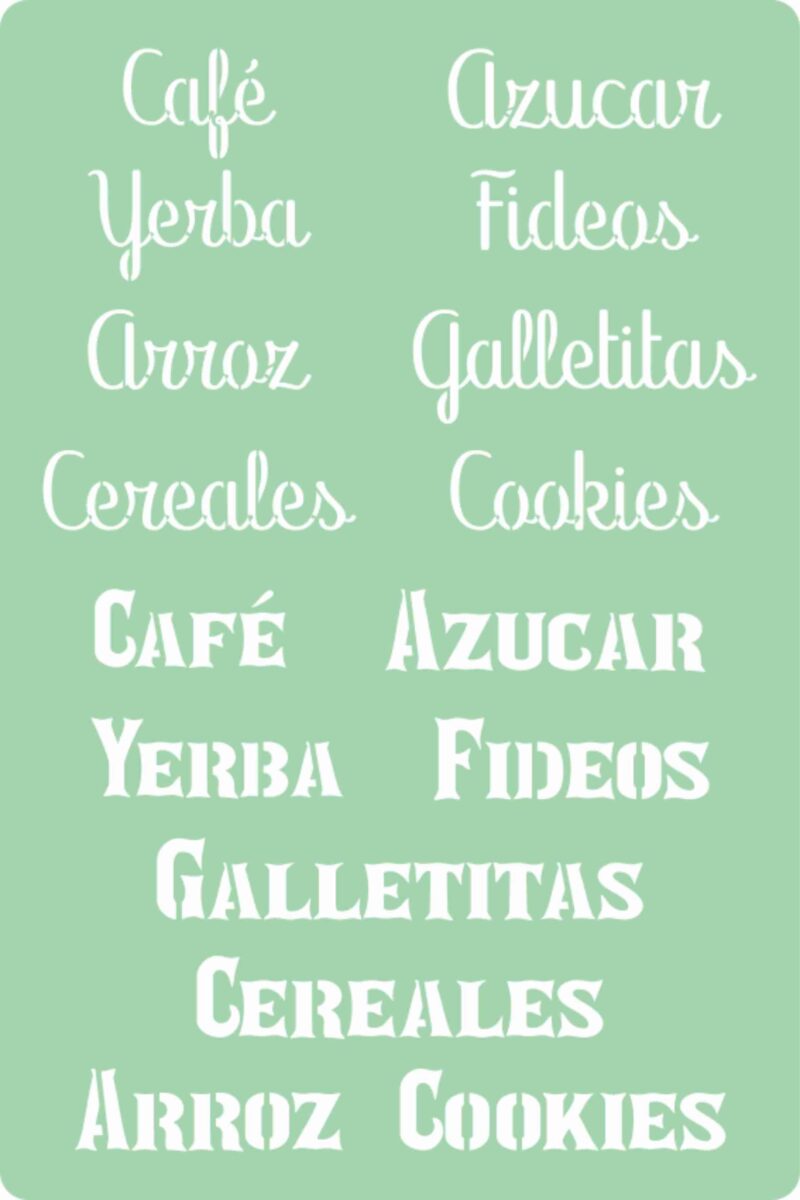 Palabras de cocina