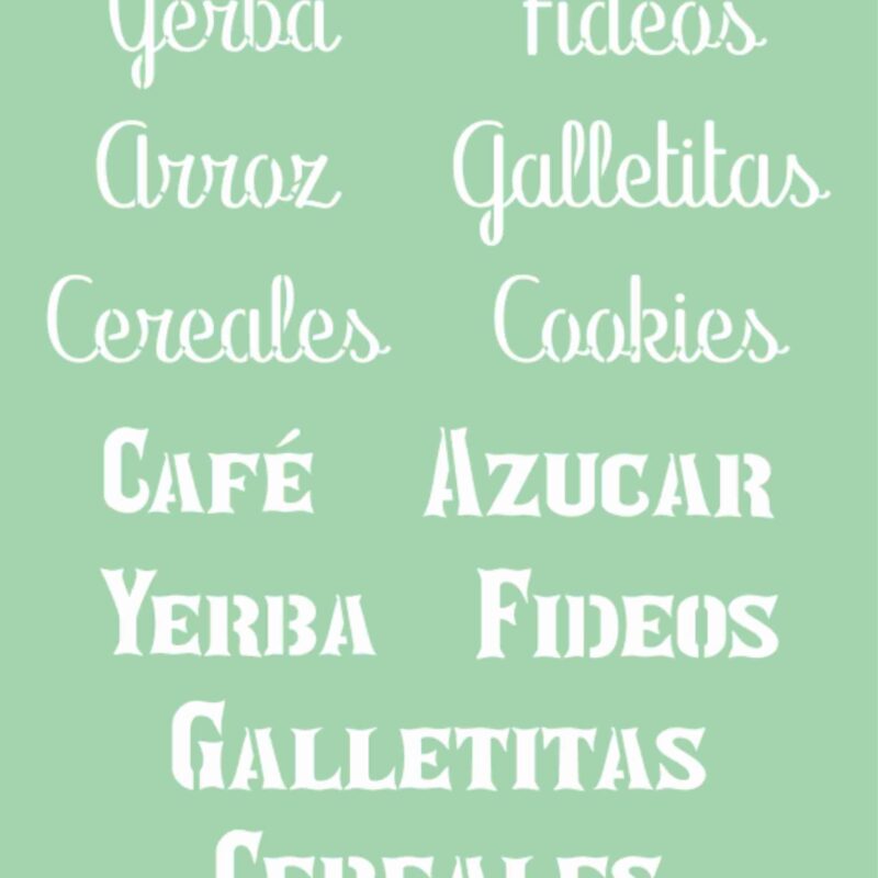 Palabras de cocina