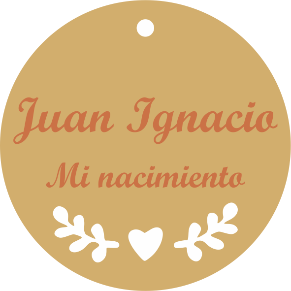 llavero mi nacimiento