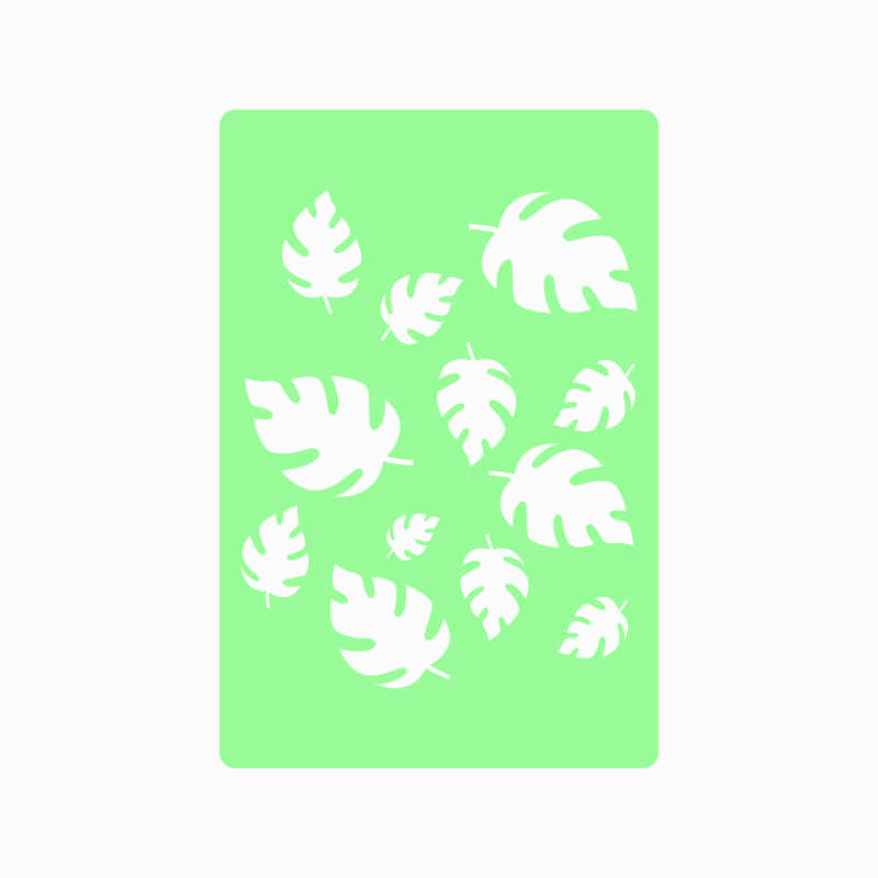 Hojas tropicales