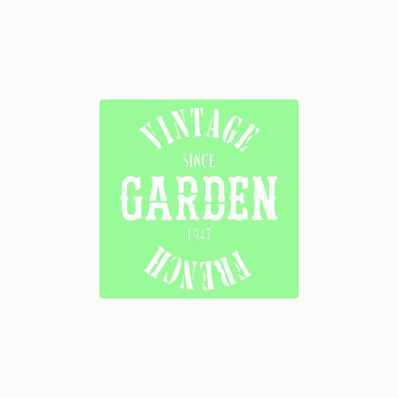 Vintage garden