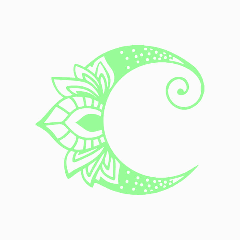 Sello luna mandala
