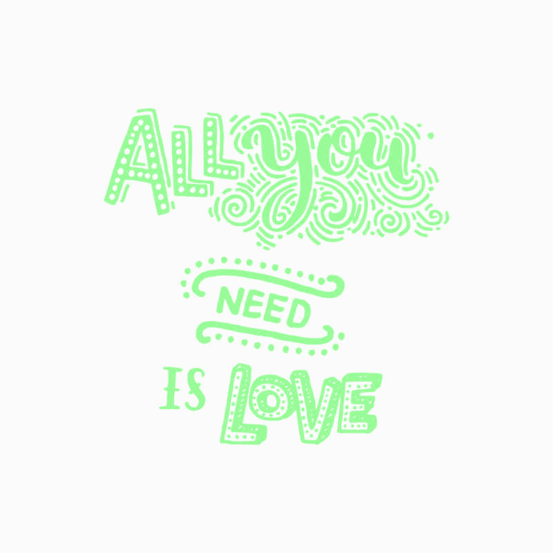 Sello All you need is love